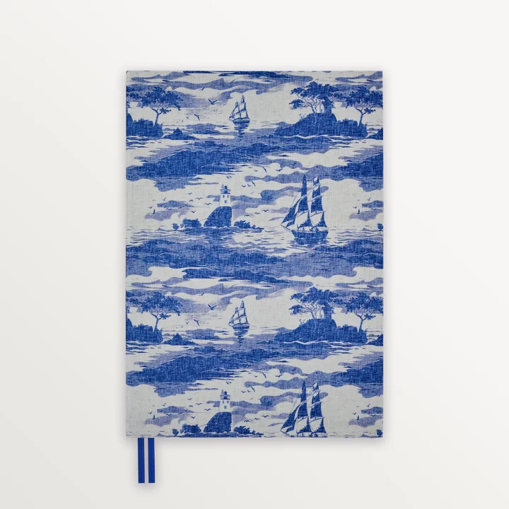 EPISODE TO THE SHORE ISLAND SAILS A5 FLEX LINEN NOTEBOOK