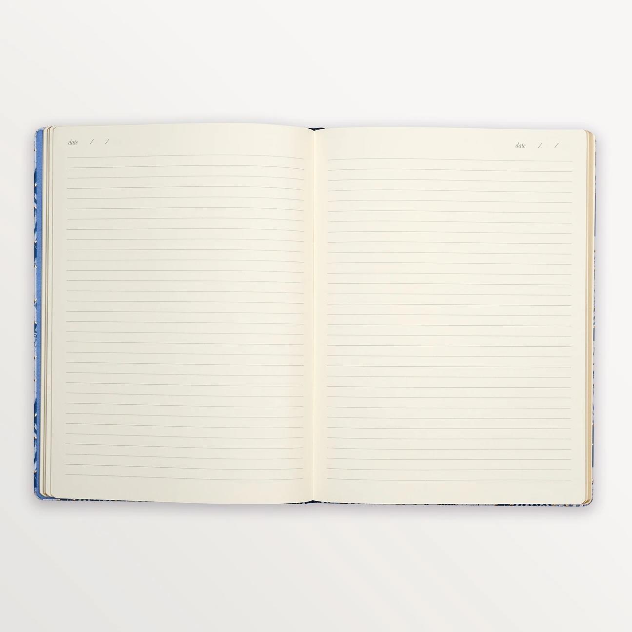 EPISODE TO THE SHORE GILDED SCALLOP  XL CASEBOUND NOTEBOOK