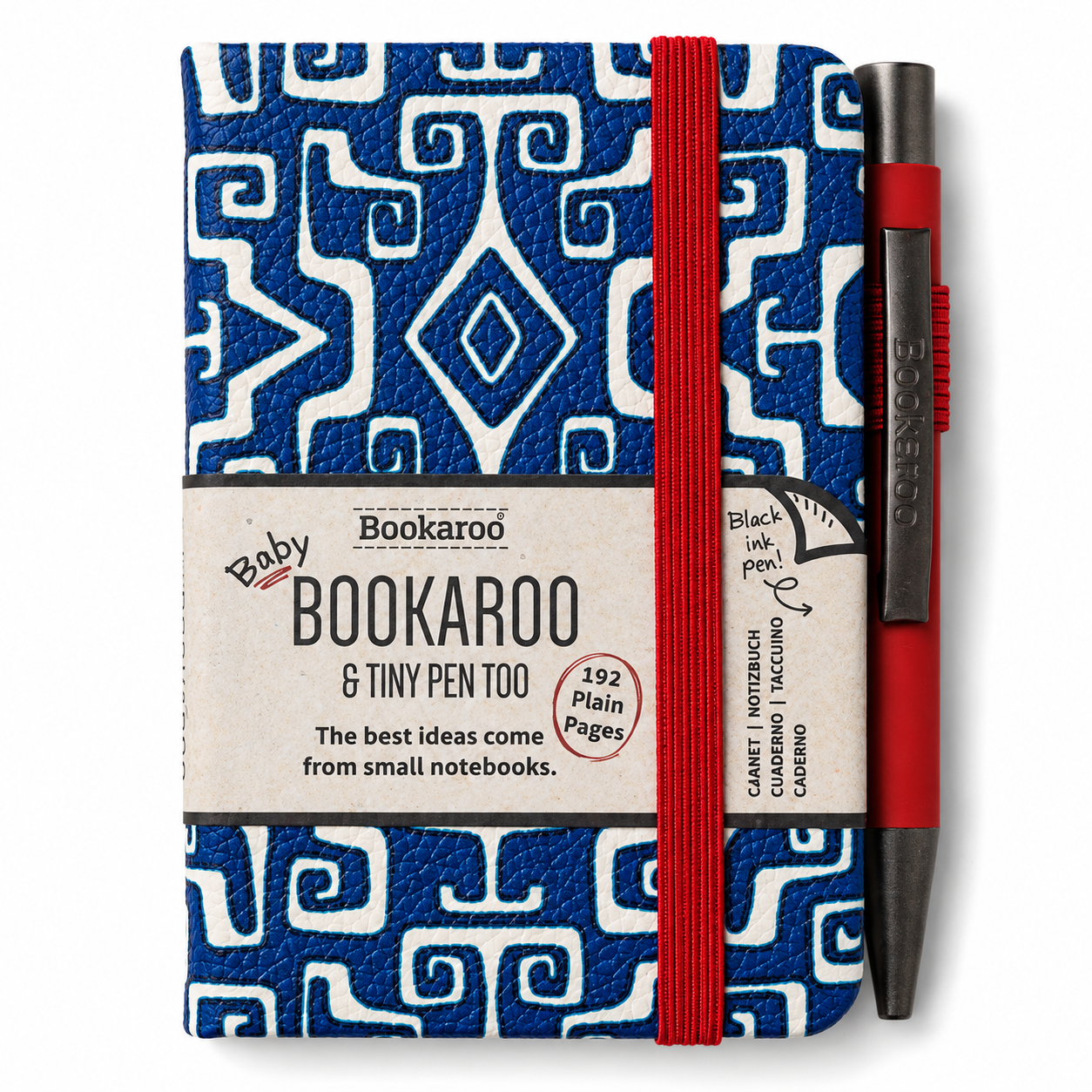 IF Bookaroo A7 Gece Mavisi Koyu Kırmızı Defter+Kalem Aztek 38210