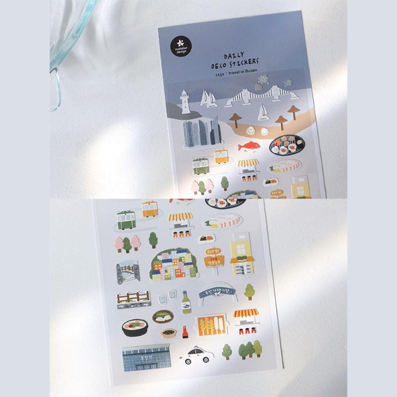 Suatelier Deco Sticker Travel in Busan