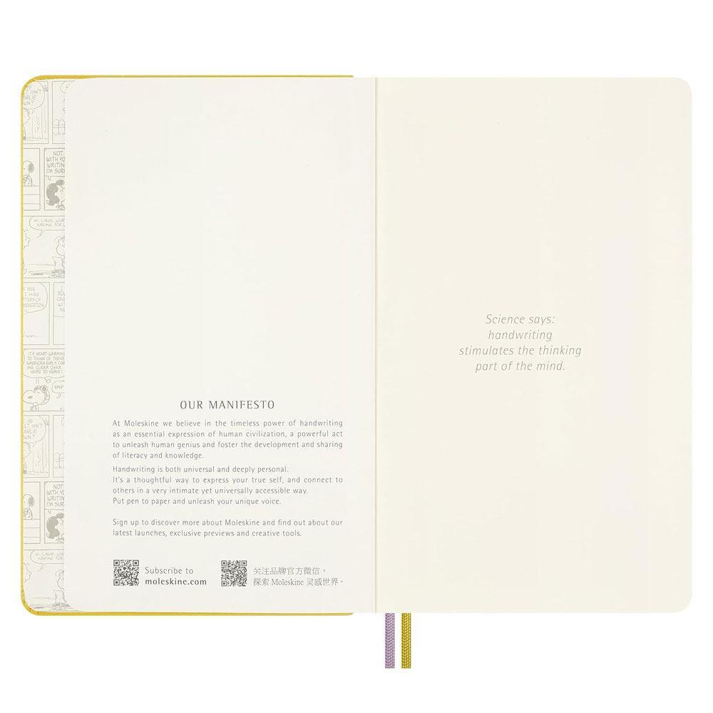 Moleskine 2025 Limited Edition Peanuts Patty Sert Kapak 13x21 Çizgili Defter Yellow