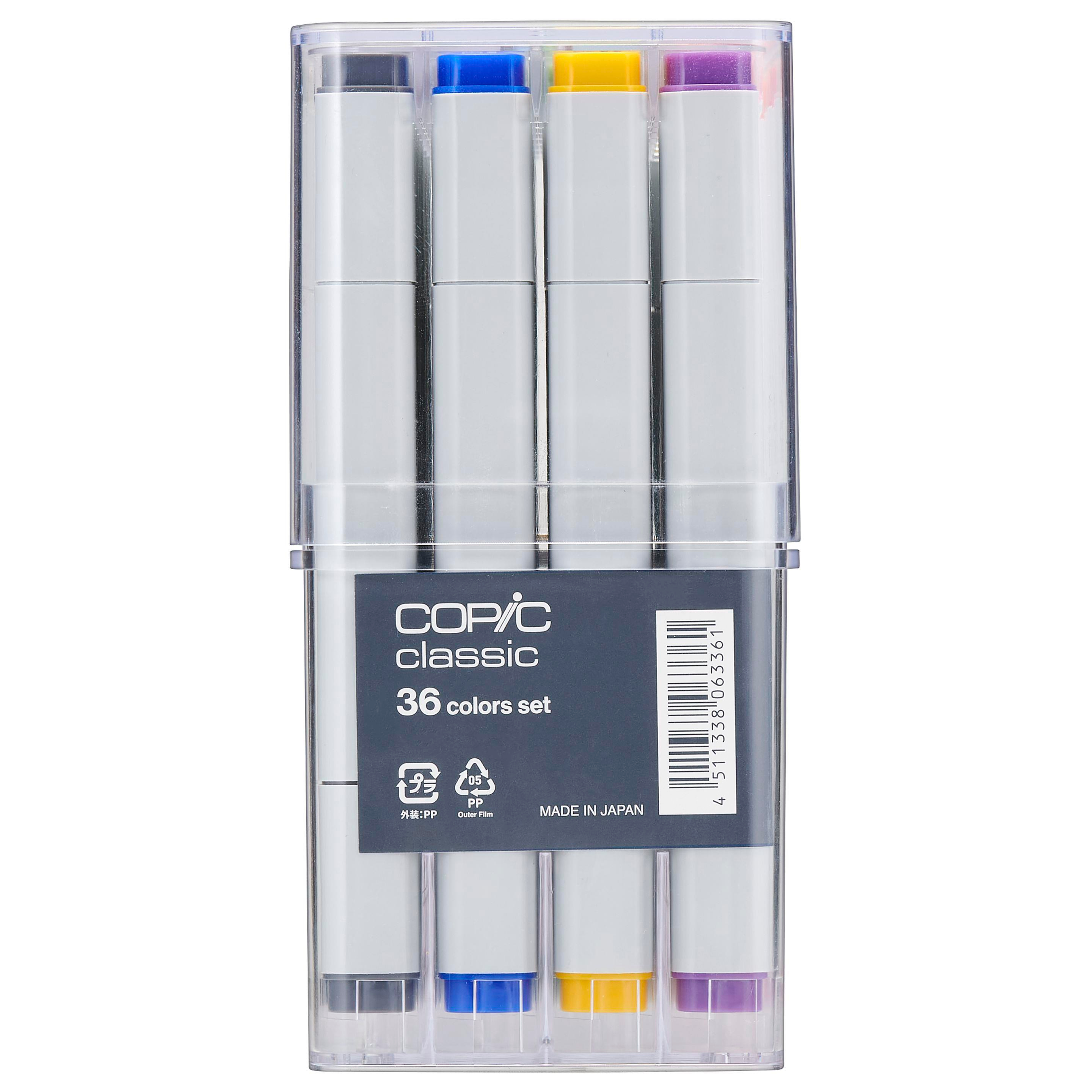 Copic BasicÇift Uçlu 36'lı Çizim Kalemi Seti C