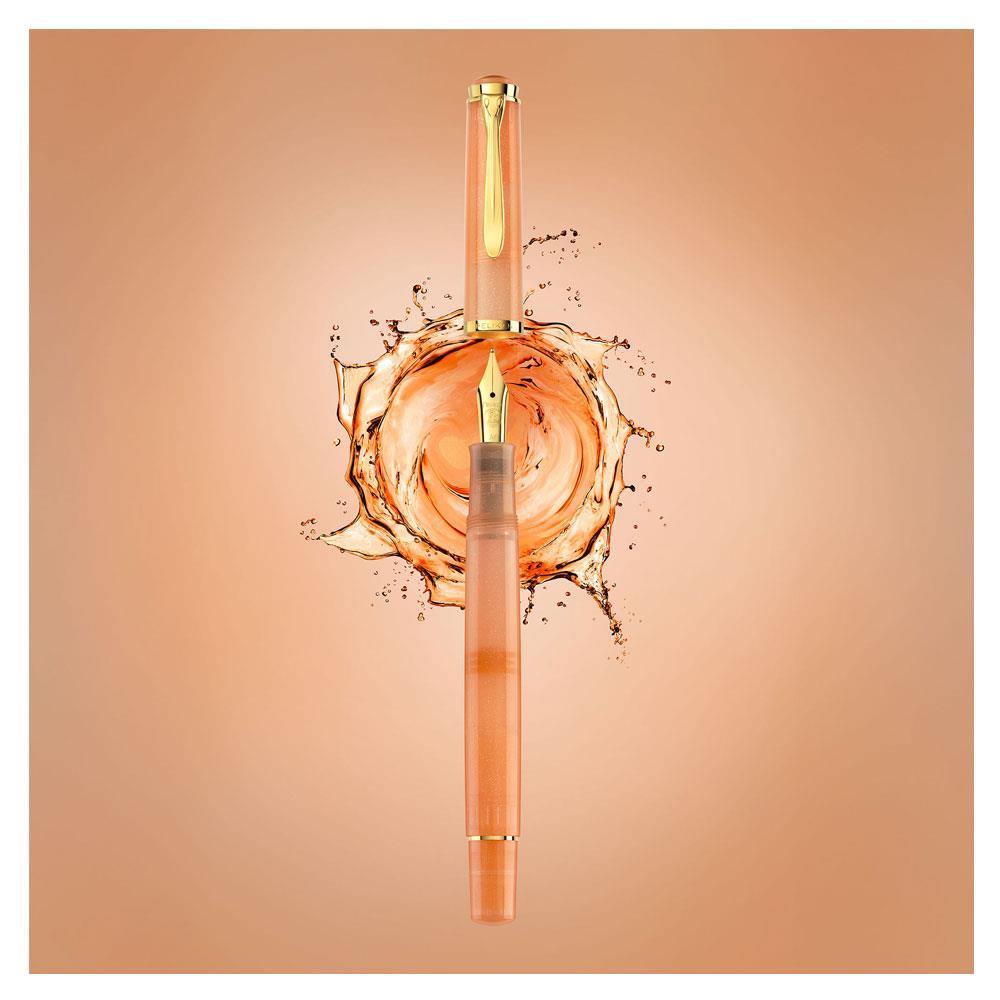 Pelikan Classic M200 Dolma Kalem Seti Apricot Achat EF Uç