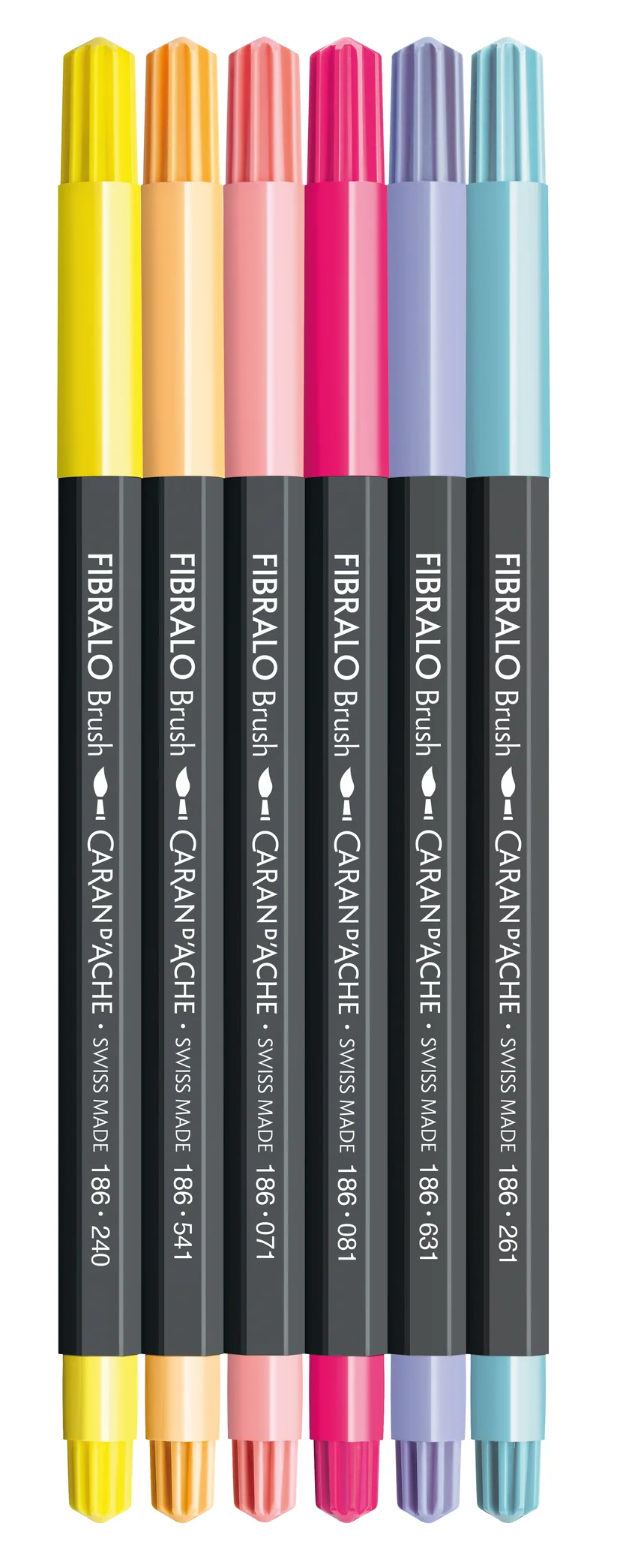 Caran d'Ache Fibralo™ Brush Manga Shojo 6'Lı Keçeli Kalem Seti 186-801