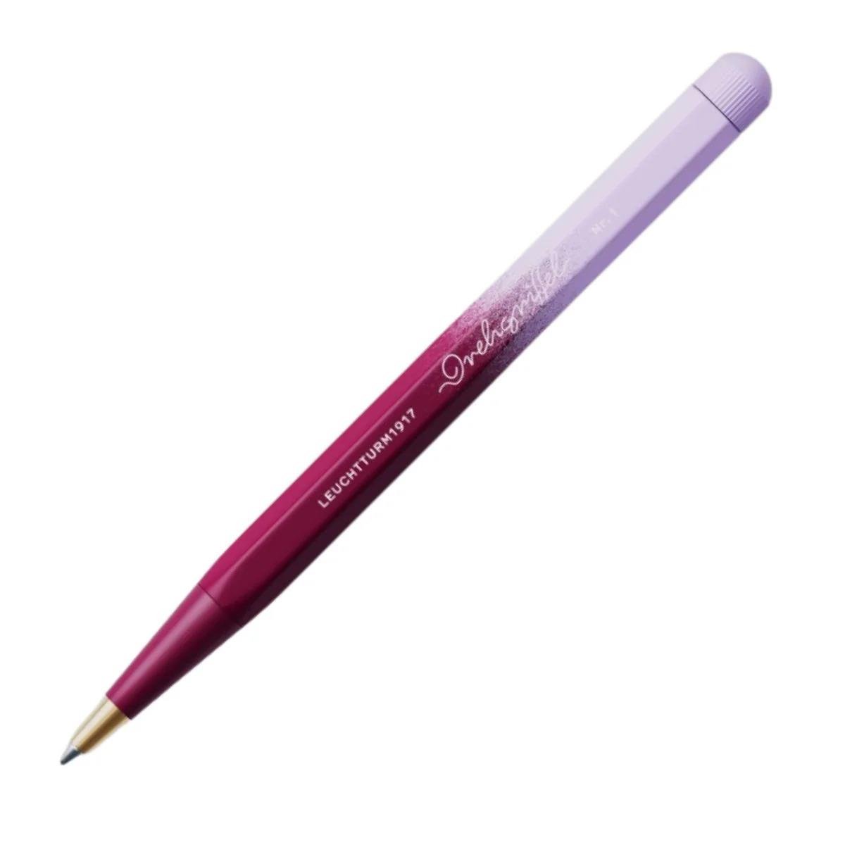 Leuchtturm1917 Drehgriffel Nr. 1 Tükenmez Kalem - 2025 Limited Handmade Gradient Edition Port Red / Lilac 