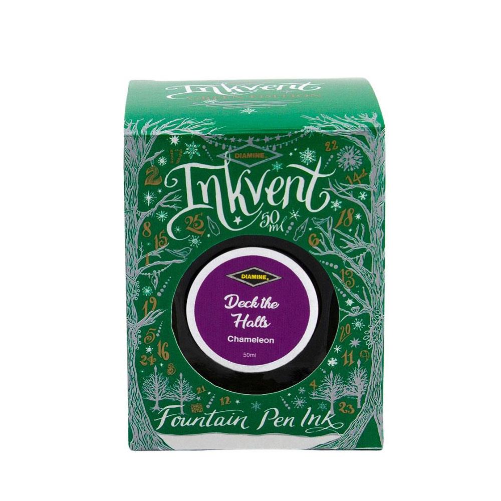 Diamine Inkvent Green Edition Collection Şişe Mürekkep 50ml Deck the Halls