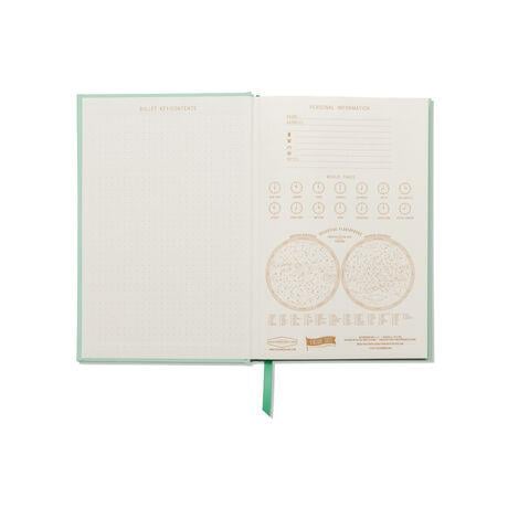 DesignWorks Ink Vintage Sass Hardcover Journal - Leaf Me Alone Defter