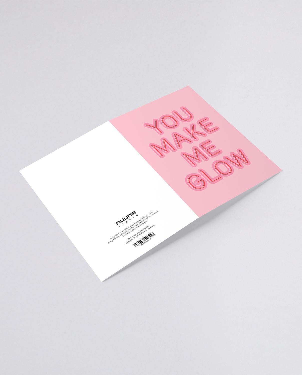 Nuuna Tebrik Kartı - You Make Me Glow