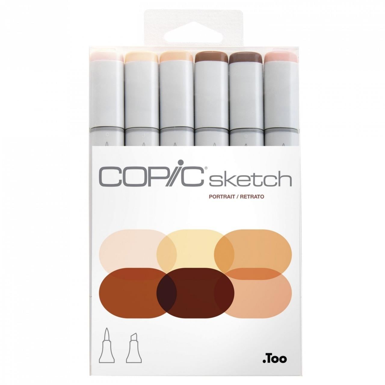 Copic Sketch 6lı set 'Portrait' Skin Tones