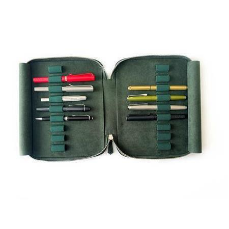 Eng Leather Aurora Light Green 18'li Deri Kalem Kılıfı