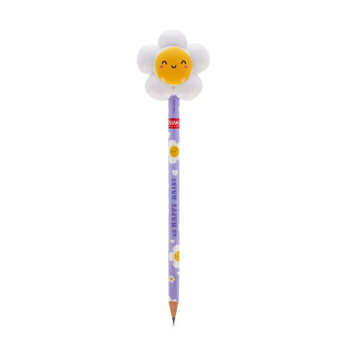 Legami Squeezies - Squishy Figürlü Kurşun Kalem - Papatya PSQ0007 