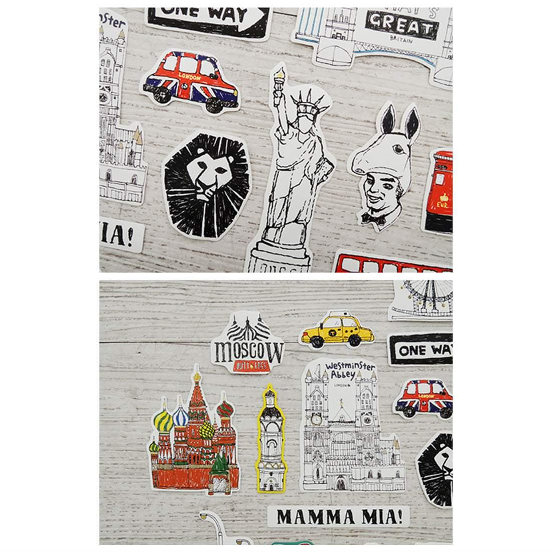 Suatelier Travel Luggage Sticker Pack Valiz Etiket Seti - Some Place