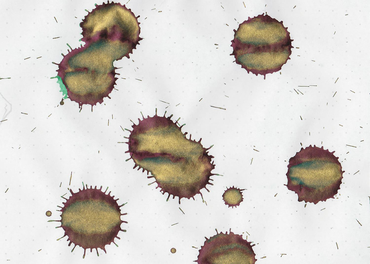 Diamine Ink Shimmering Mürekkep Golden Ivy 2018
