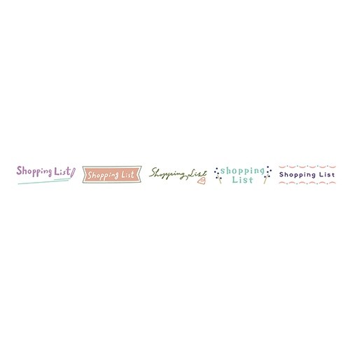 Plus Decoration Tape Deco Rush 10mm x 3m -Shopping List 51-792