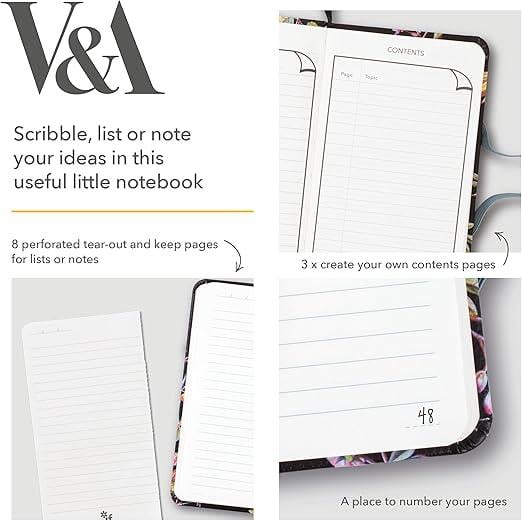 IF Bookaroo Pocket (A6) Notebook Journal Çizgili Defter  -  Morris Tulip & Willow