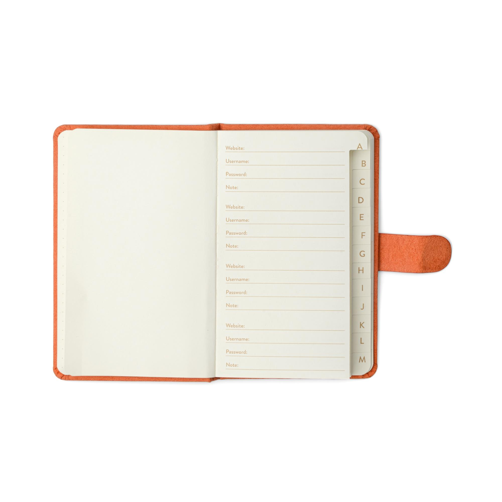DesignWorks Ink Mini Password Journal - Asterisks Günlük