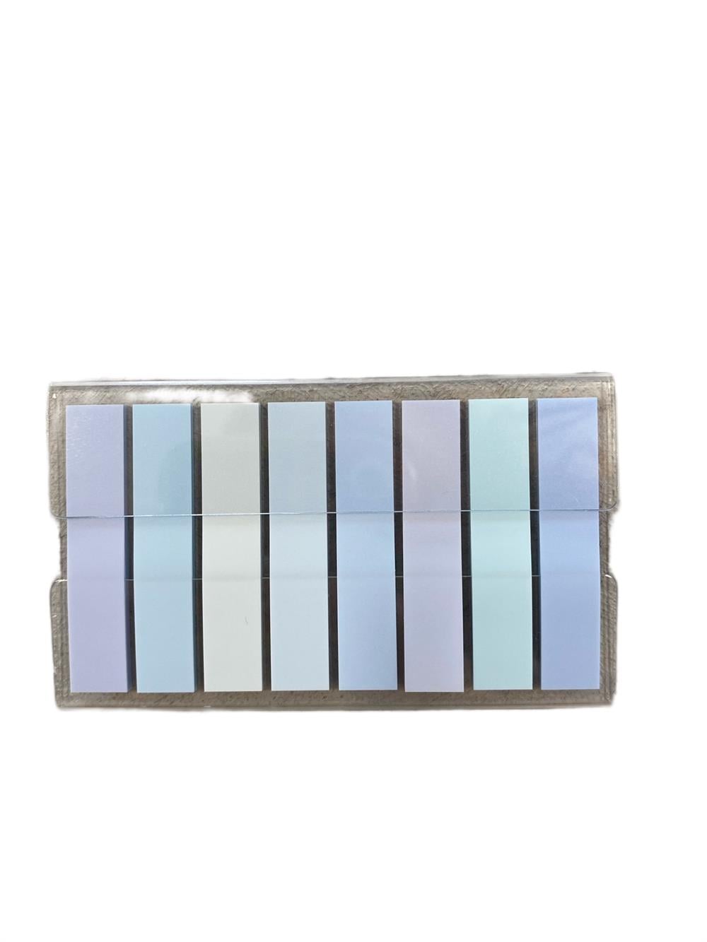 Blue Tones Post It Set - 8 Colors 