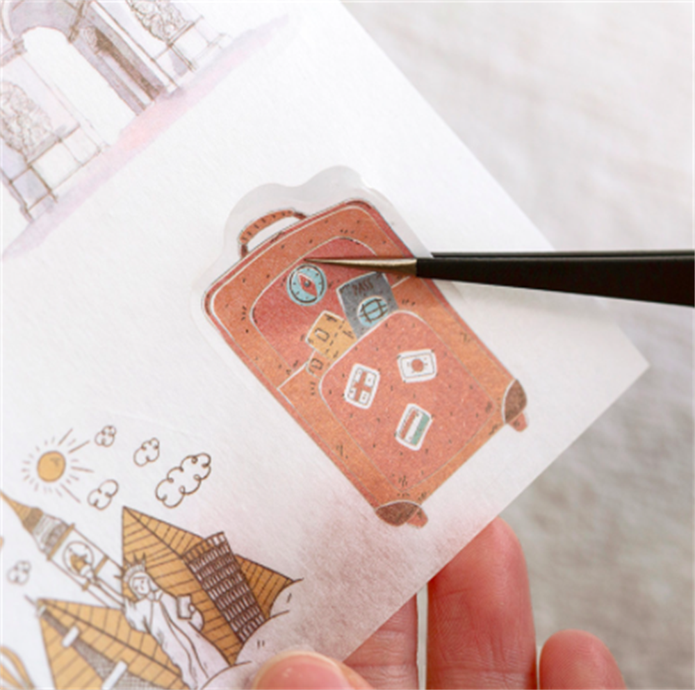 Bullet Journal 2'li Etiket Cımbız Seti Siyah