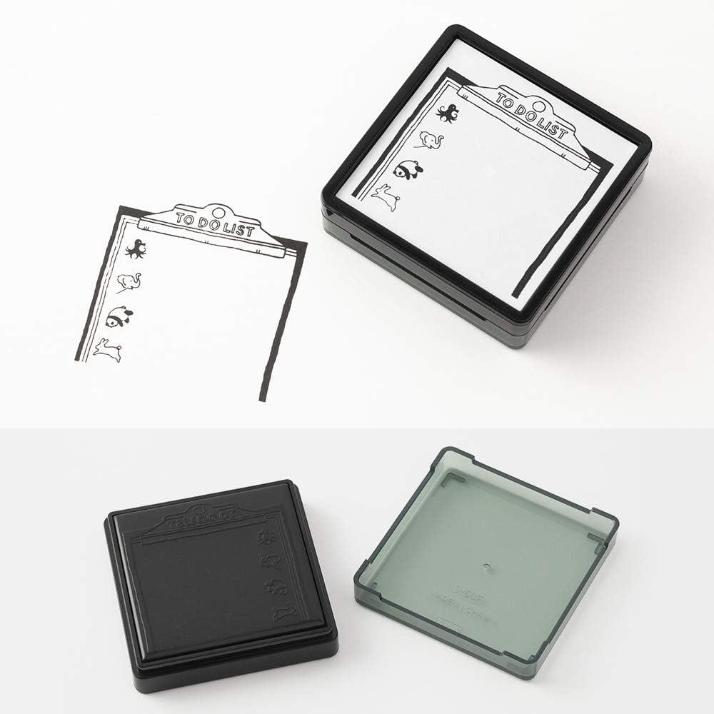 Midori Paintable Penetration Stamp Damga - Large Size - To Do List -35385006