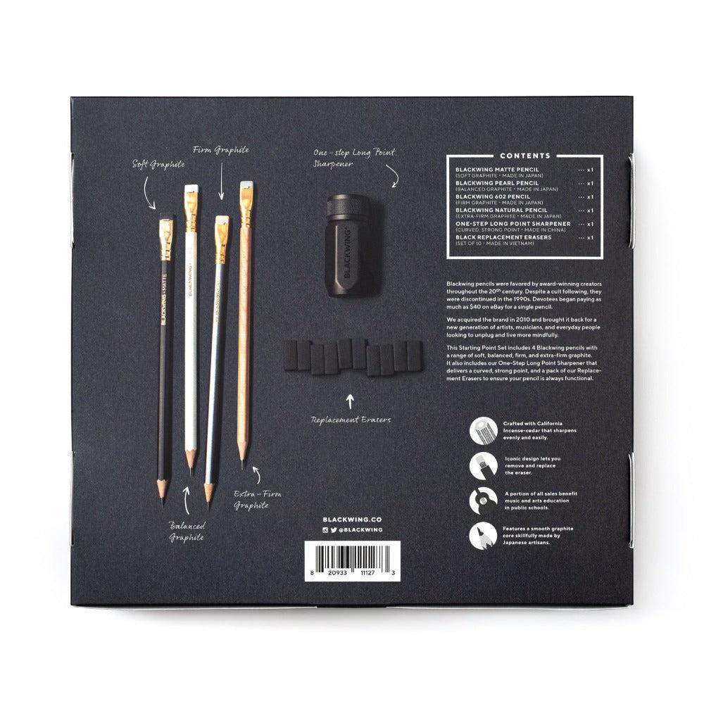 Palomino Blackwing Starting Point Set Kalem, Silgi ve Kalemtıraş Hediye Seti