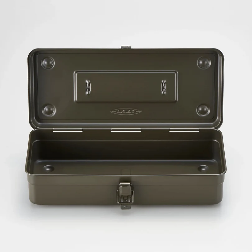 Toyo Steel T-350 Tool Storage Box Moss Green Metal Saklama Kutusu