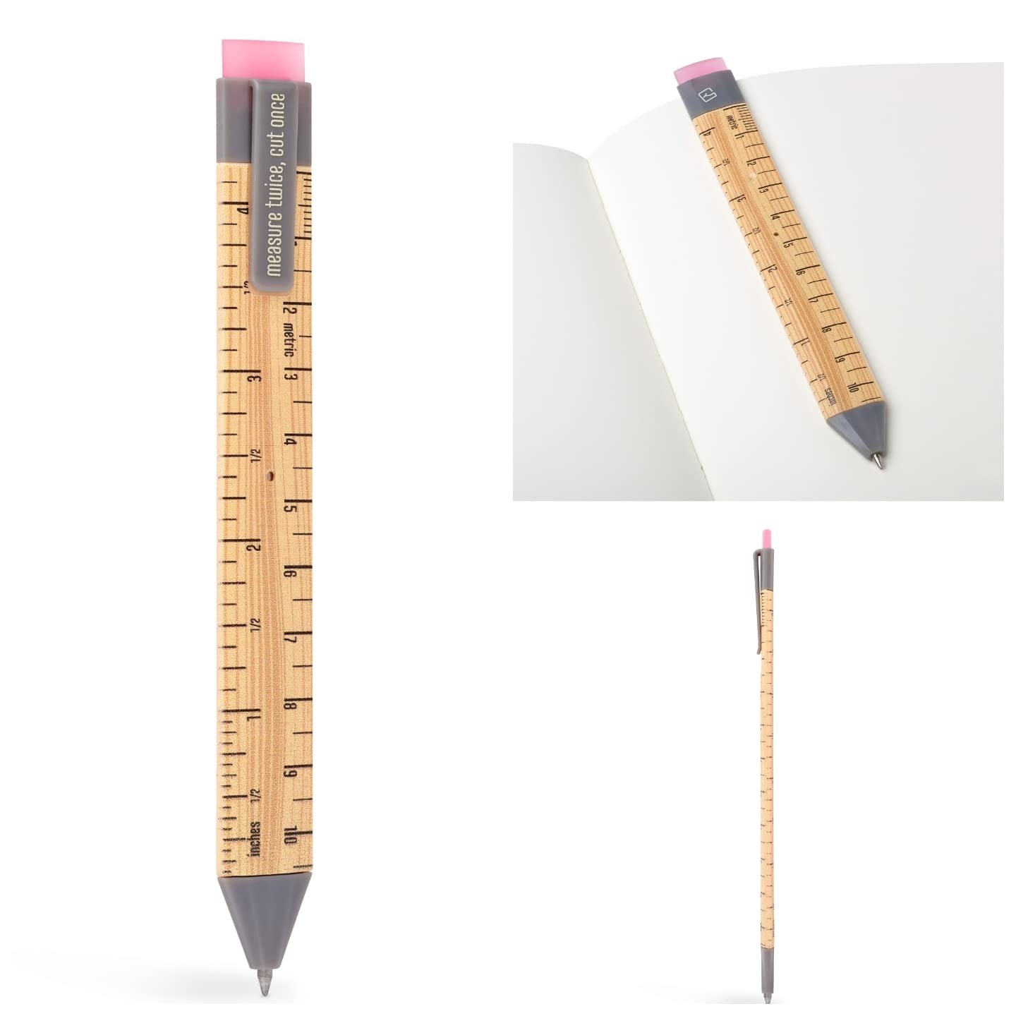 Flexilight Pen Bookmark Ruler With Refills - Kalem Kitap Ayracı Cetvel (Yedek Kartuşlu)