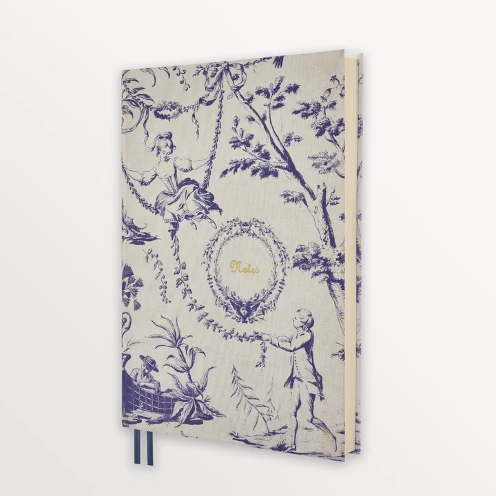 EPISODE TOILE DE JOUY LA BALANCOIRE A5 FLEX LINEN NOTEBOOK