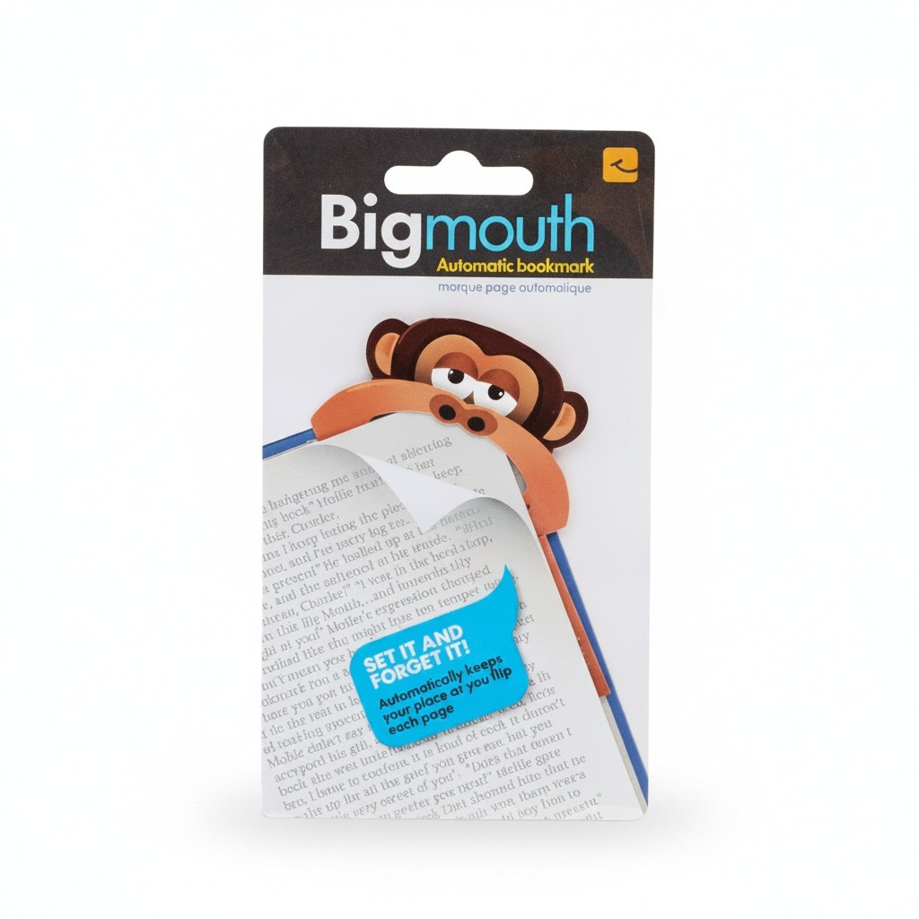 Flexilight Bigmouth Bookmark Monkey - Kocaağız Kitap Ayracı Maymun