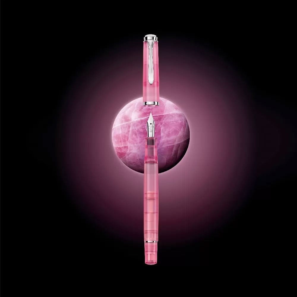 Pelikan Classic M205 Rose Quartz Dolma Kalem + Mürekkep Seti EF Uç