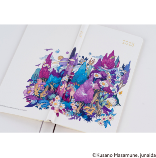 Hobonichi Techo Weeks 2025 Masamune Kusano x junaida: Through the Purple Night