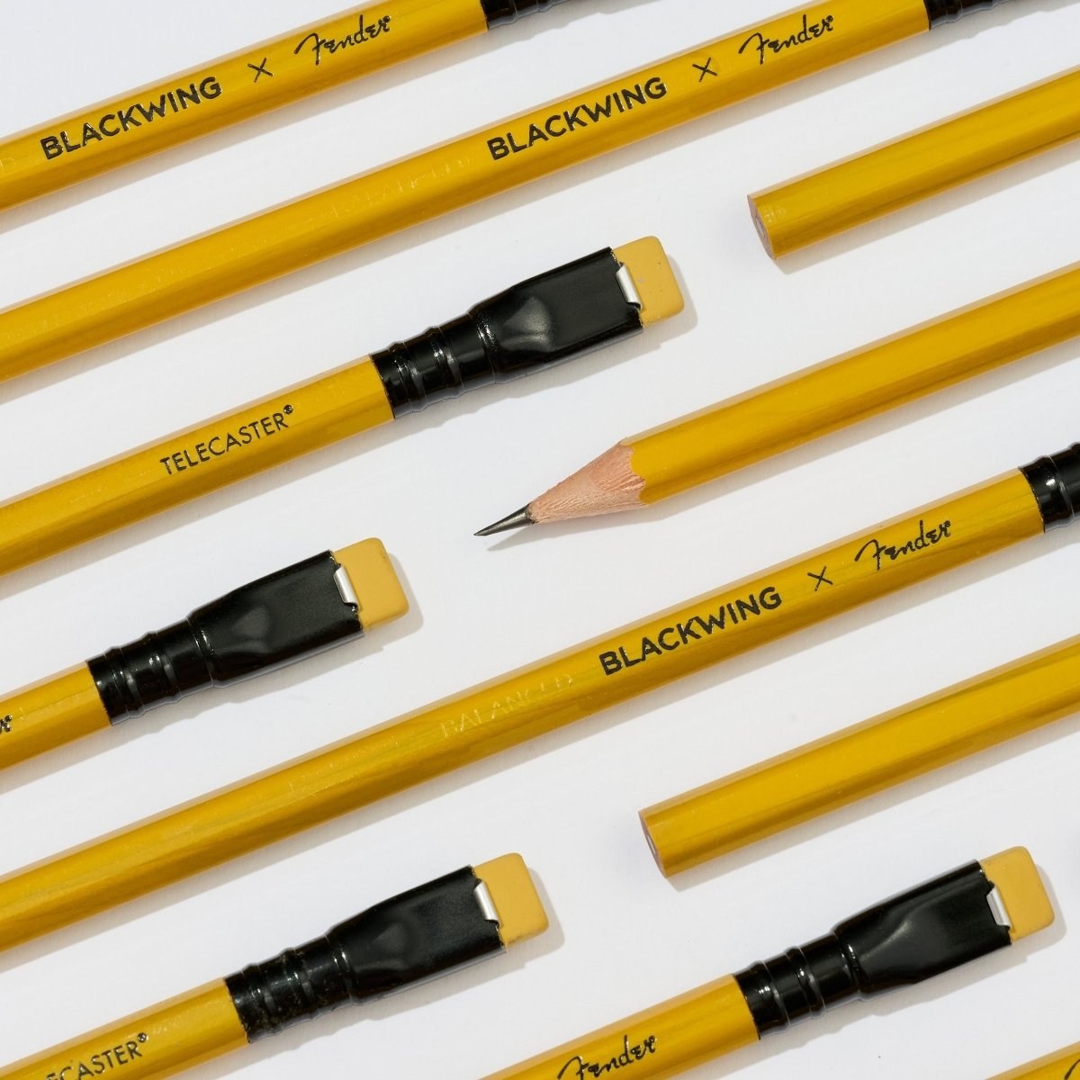 Blackwing x Fender - Butterscotch Blonde Telecaster Balanced  Kurşun Kalem 