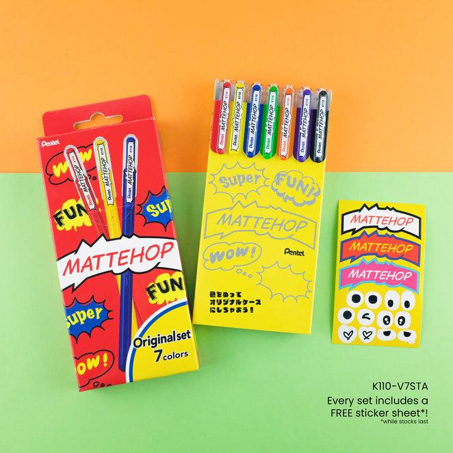 Pentel Mattehop 1.0 mm Jel Kalem Seti - Original Set 