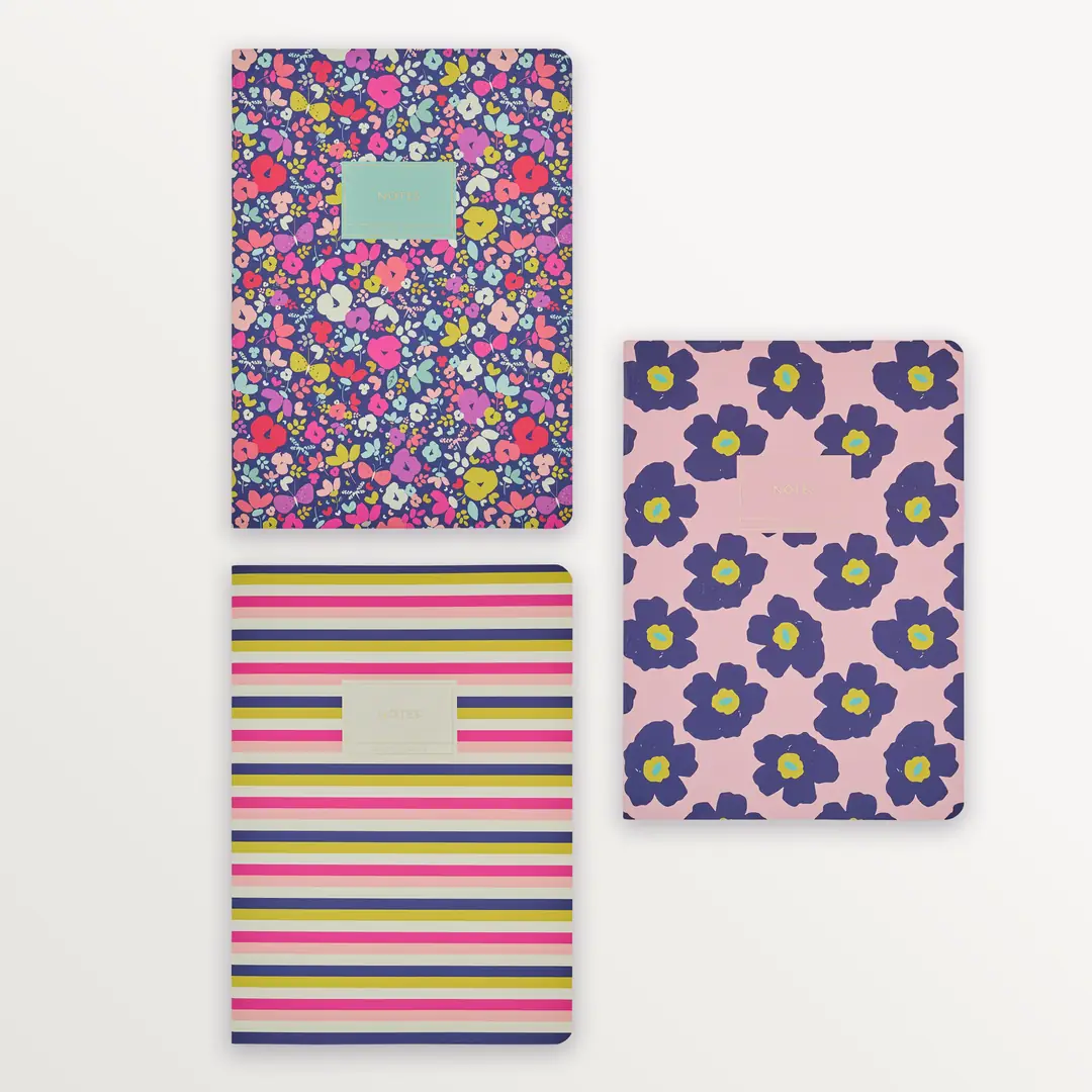 Episode Modern Florals Brights Mix  3'lü A5 Defter