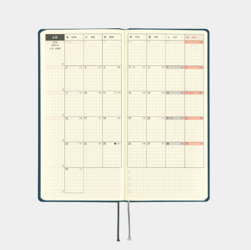 Hobonichi Techo Weeks 2025 Colors: Star Dust