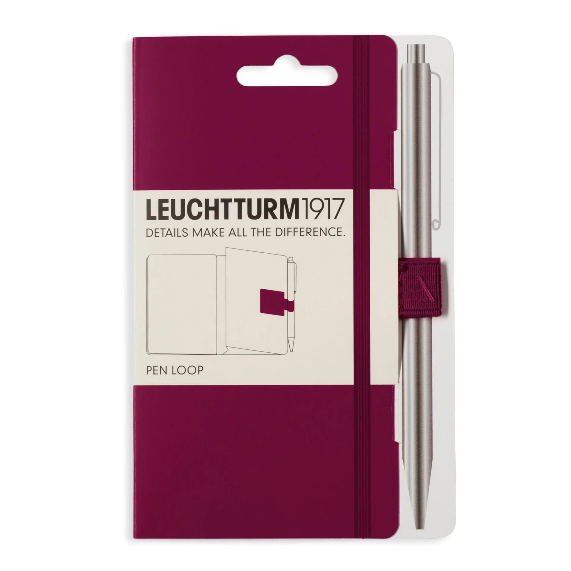 Leuchttrum 1917 Pen Loop Kalem Tutucu Port Red 359668
