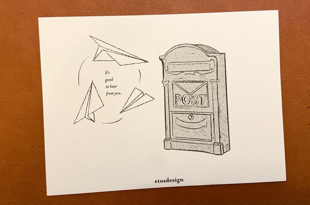 Etos Design Özel Tasarım 4'lü Kartpostal Seti 