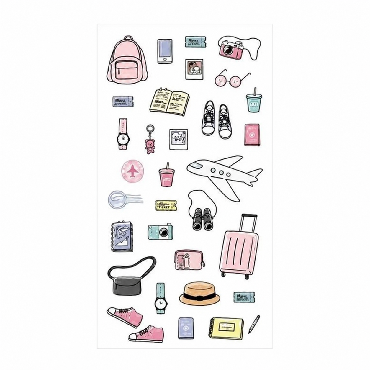 Daiso Decal Transfer Sticker Travel