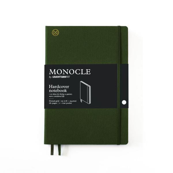 Leuchtturm1917 x Monocle Limited Edition Defter B5,  Sert Kapak, 192 Noktalı Sayfa Olive 369721