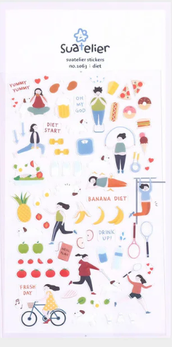 Suatelier Deco Sticker Diet