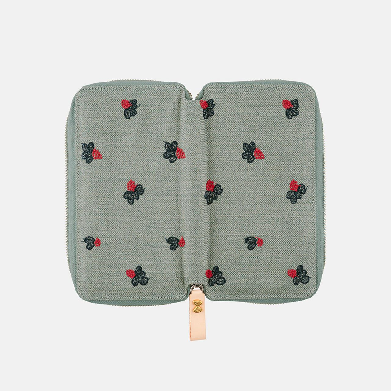 Hobonichi Weeks Cover - Mina Perhonen: Light Berry (Green)