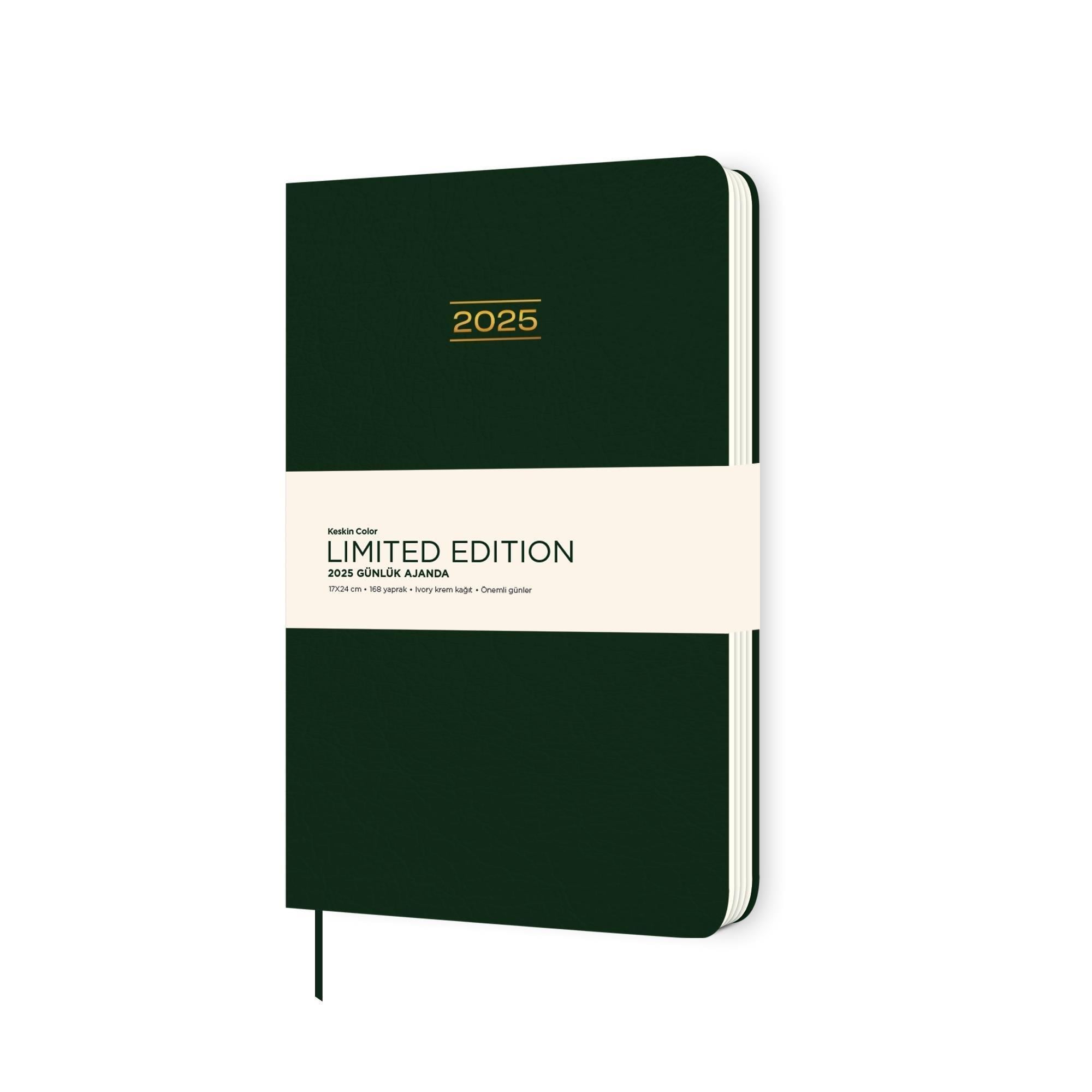 Keskin Color Limited Edition Ciltli Günlük Ajanda Yeşil