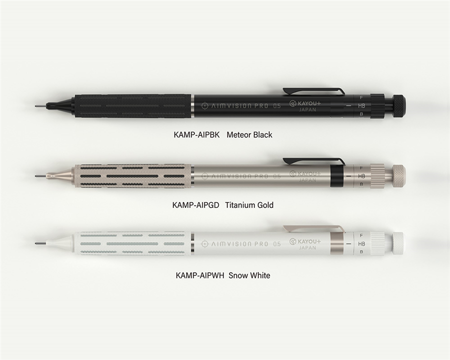 Kayou Plus Aimvision Pro Teknik Çizim Mekanik Kurşun Kalem Meteor Black KAMP-AIPBK