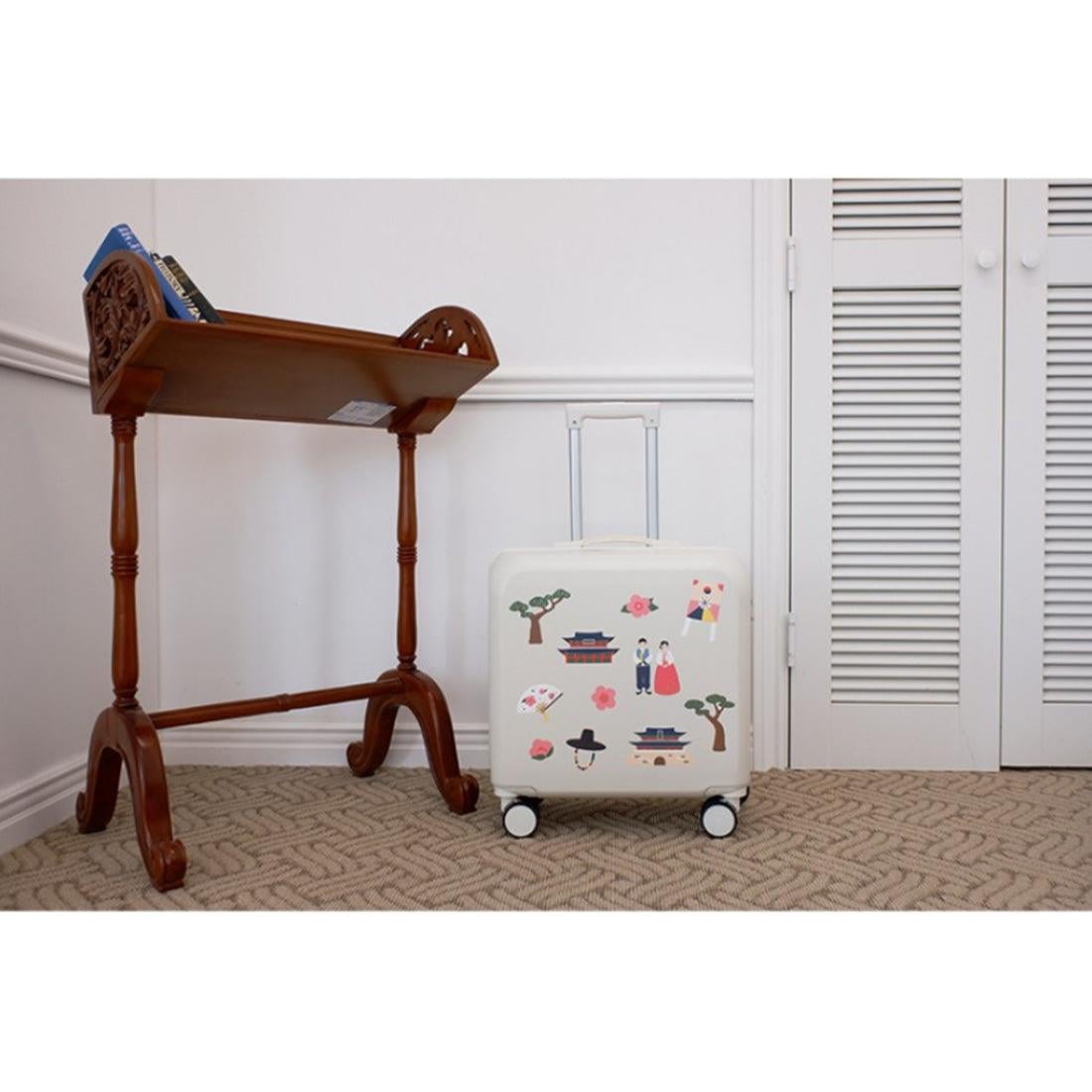 Suatelier Travel Luggage Sticker Pack Valiz Etiket Seti - Welcome To Korea