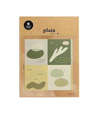 Suatelier Deco Sticker Plain Label Stickers 1654 Plain 50