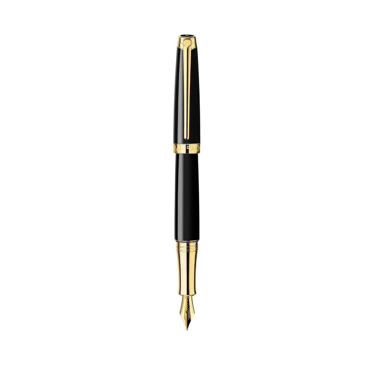 CARAN d'ACHE Leman Ebony Black Dolma Kalem 4799-282