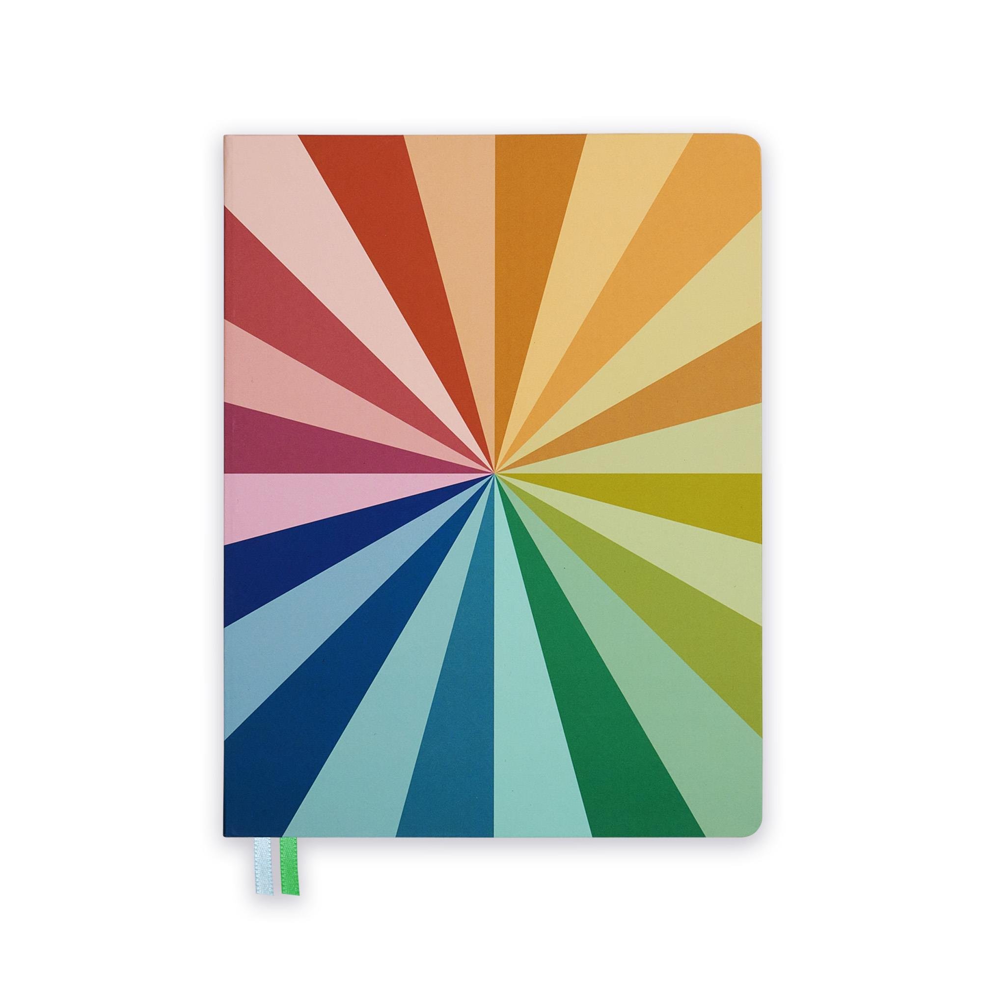 EPISODE STRIPE SPECTRUM CIRCLE  XL CASEBOUND NOTEBOOK
