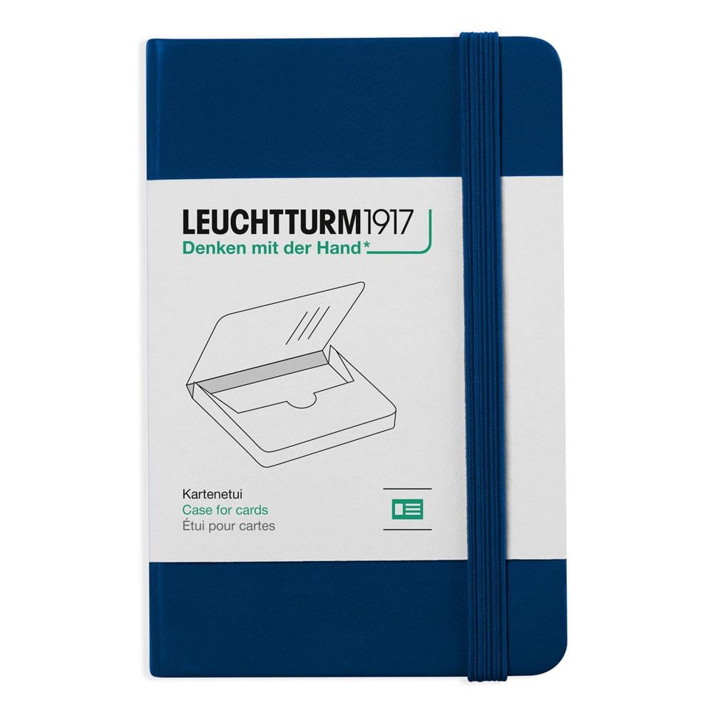 Leuchttrum 1917 Defter Görünümlü Kartvizitlik Navy 364421