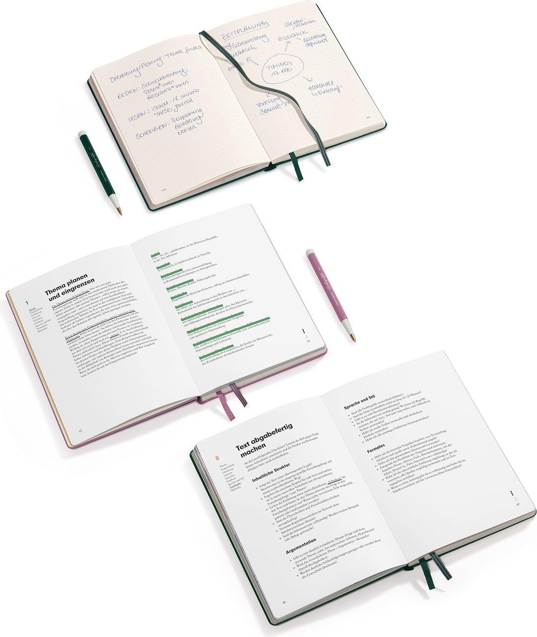 Leuchtturm1917 Thesis Journal Medium (A5), Sert Kapak, Forest Green, İngilizce 369206