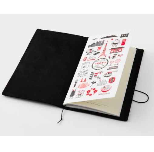 Traveler's Notebook Regular Size Tokyo Black Limited Edition Deri Defter Kılıfı 