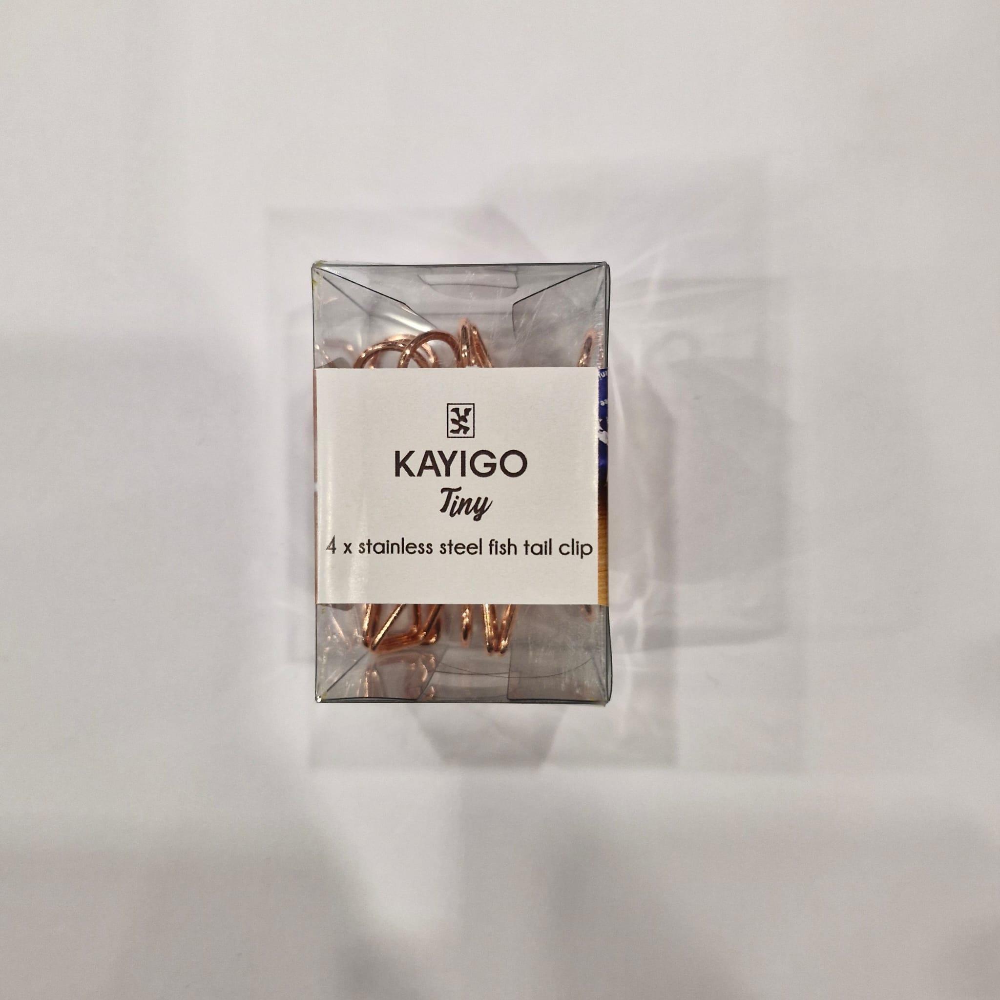 Kayigo Tiny Paslanmaz Çelik Klips Dörtlü Rose Gold